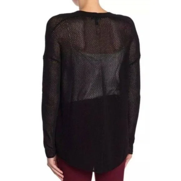 Eileen Fisher Open Front Weave Knit High/Low Short Cardigan Sweater M NWT $358 - Picture 2 of 9
